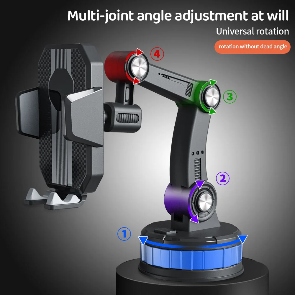 Adjustable Car Dashboard Long Neck Phone Holder - Image 3