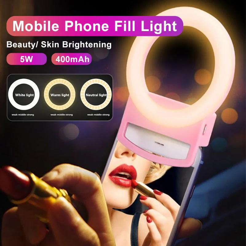 Portable LED Selfie Ring Lamp - Image 2