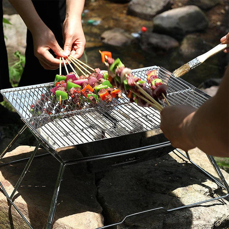 Foldable Portable Mini Travel Camping Grill - Image 3