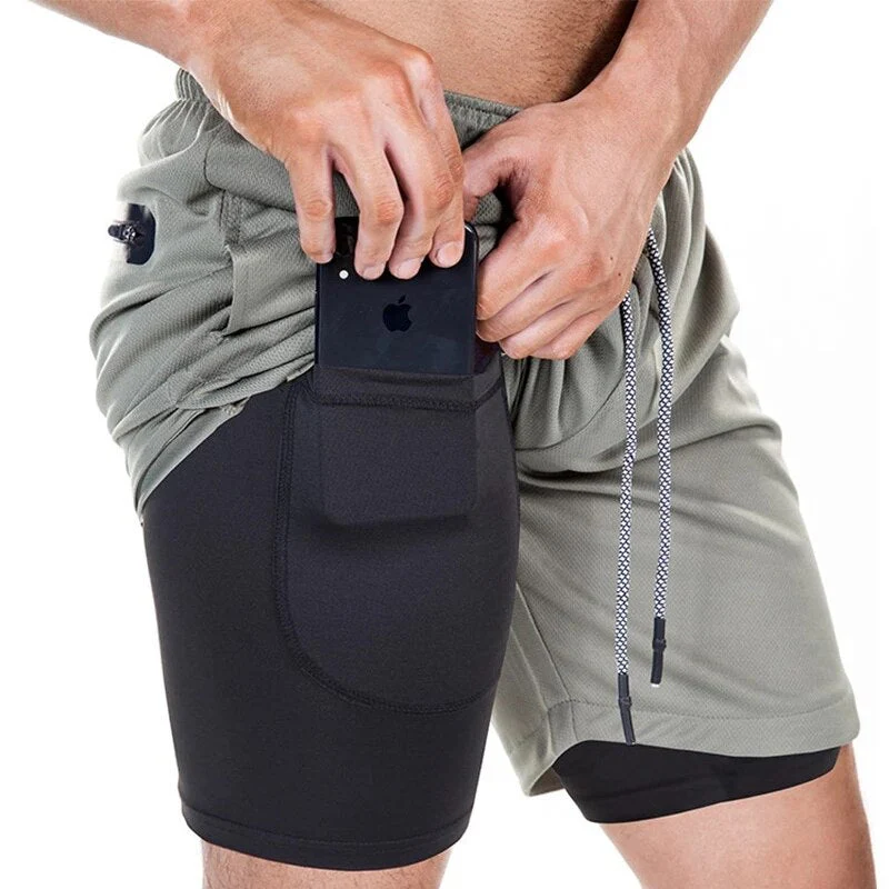 Secure Pocket Fitness Shorts - Image 1
