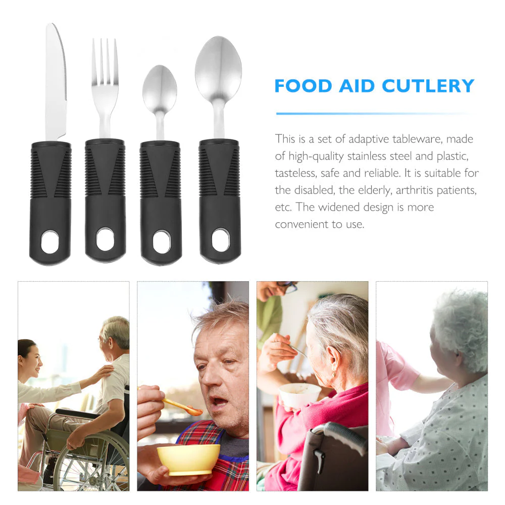 Anti-Shake Elderly Tableware Set - Image 2