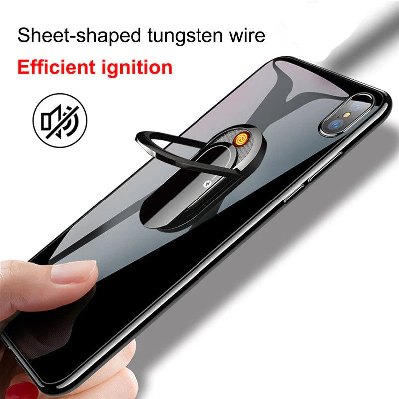 Sticky Magnetic Lighter Ring Phone Holder - Image 2