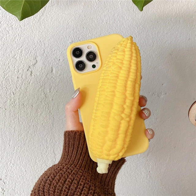 Funny Stress Reliever 3D Banana Phone Case - Image 3