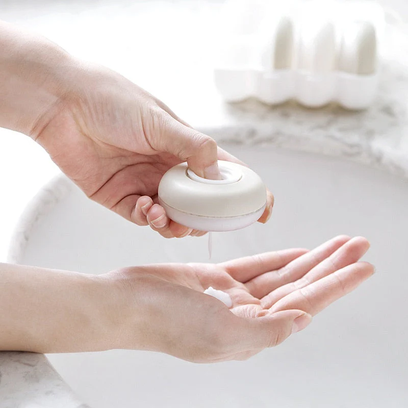 4Pcs Travel Soap Dispenser Organizer Set