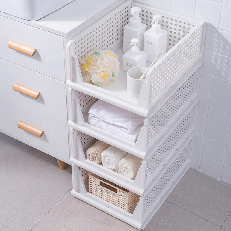 Durable Cabinet Stackable Foldable Drawer - Image 2