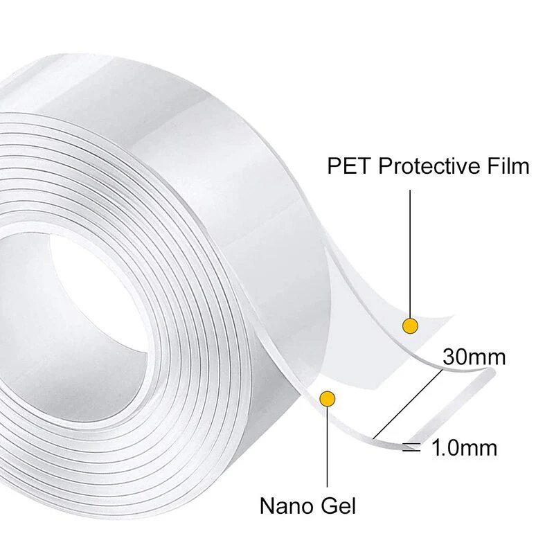 Transparent Double Sided Nano Tape - Image 2