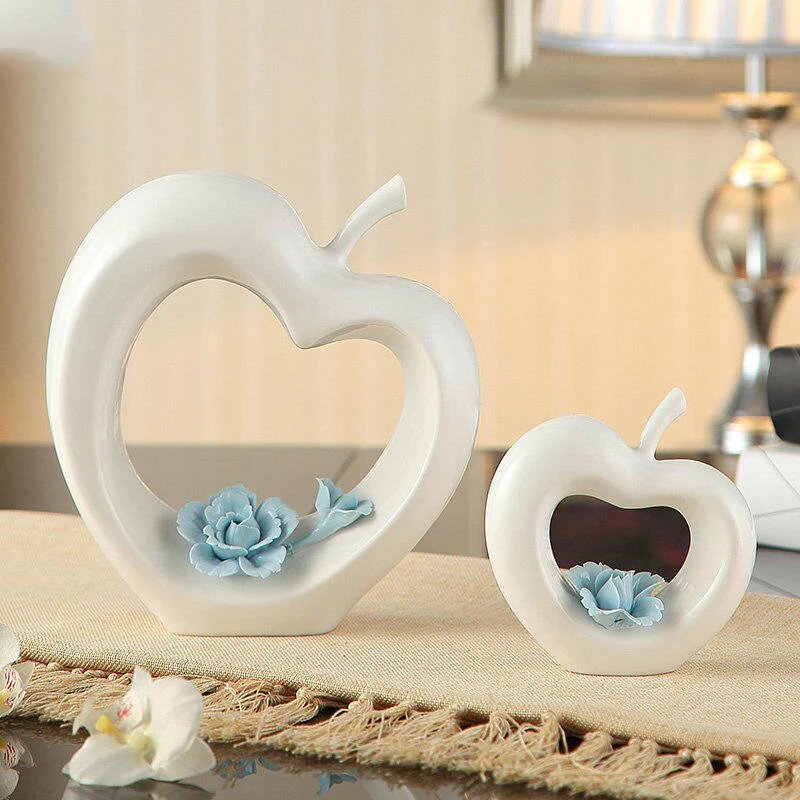 Modern Ceramic Love Apple Home Decor - Image 1