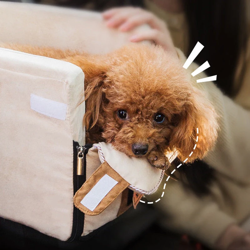 Car Portable Pet Carrier Comfy Bed - Image 2