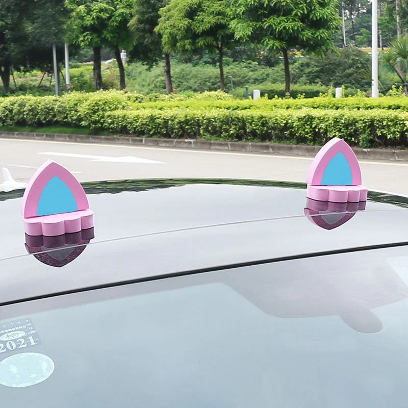 Cute Car Ear Exterior Roof Stickers - Image 1