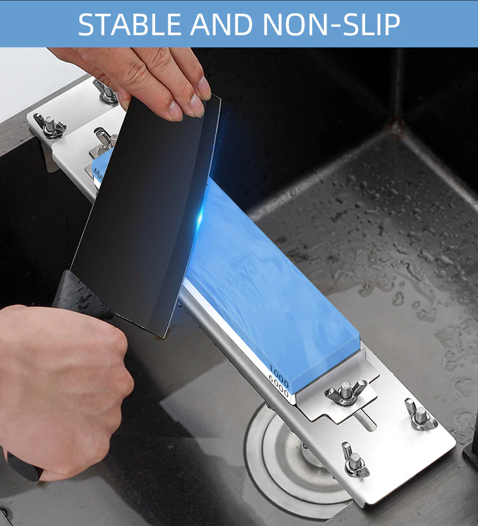 Adjustable Stone Base Sink Knife Sharpener Holder - Image 3