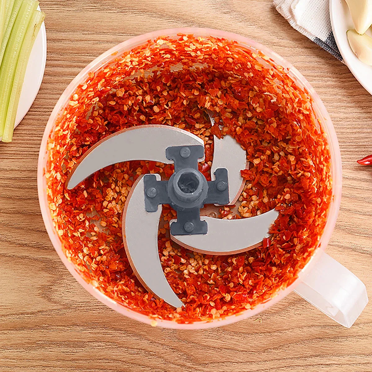 Manual Easy Simple Meat Vegetable Chopper Container - Image 3