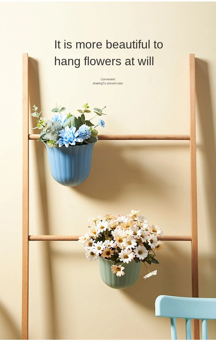 Nordic Flower Shape Hanging Trash Can - Image 3