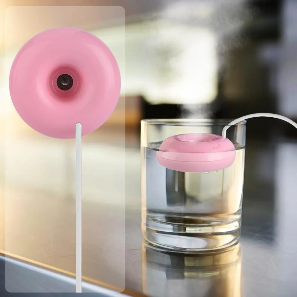 Mini Portable USB Donut Shaped Air Humidifier - Image 1