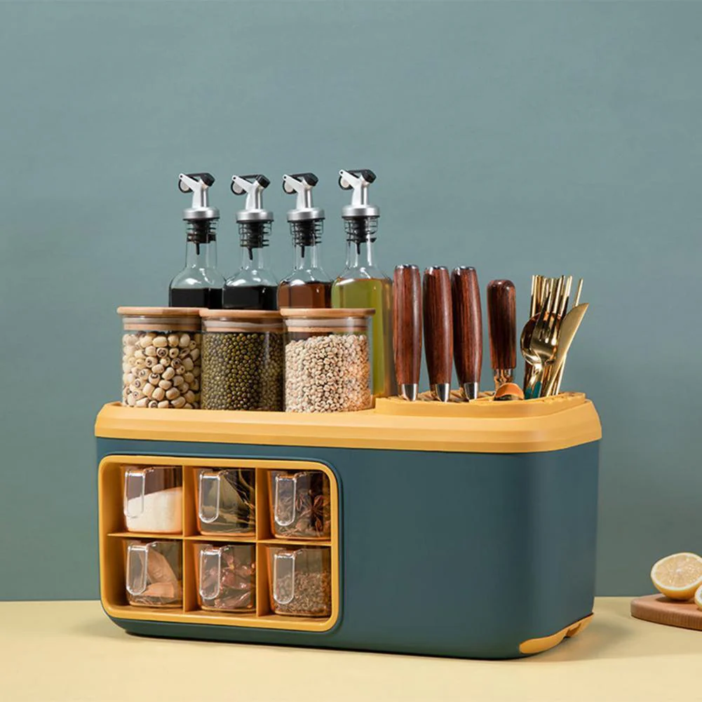Multifunctional Kitchen Seasoning Holder Storage Organizer - Image 1
