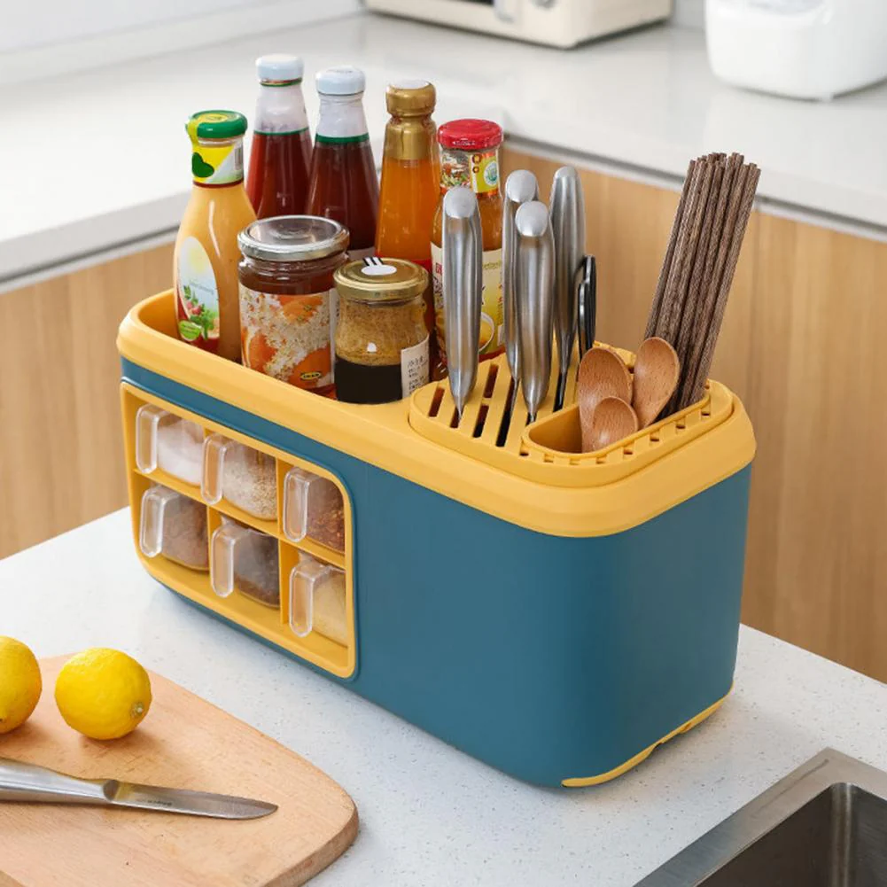 Multifunctional Kitchen Seasoning Holder Storage Organizer - Image 2