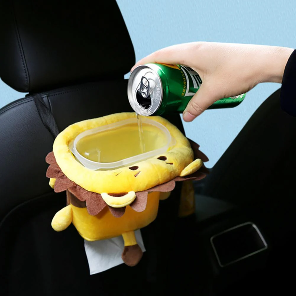 Animal Shape Kids Car Trash Can - Image 1