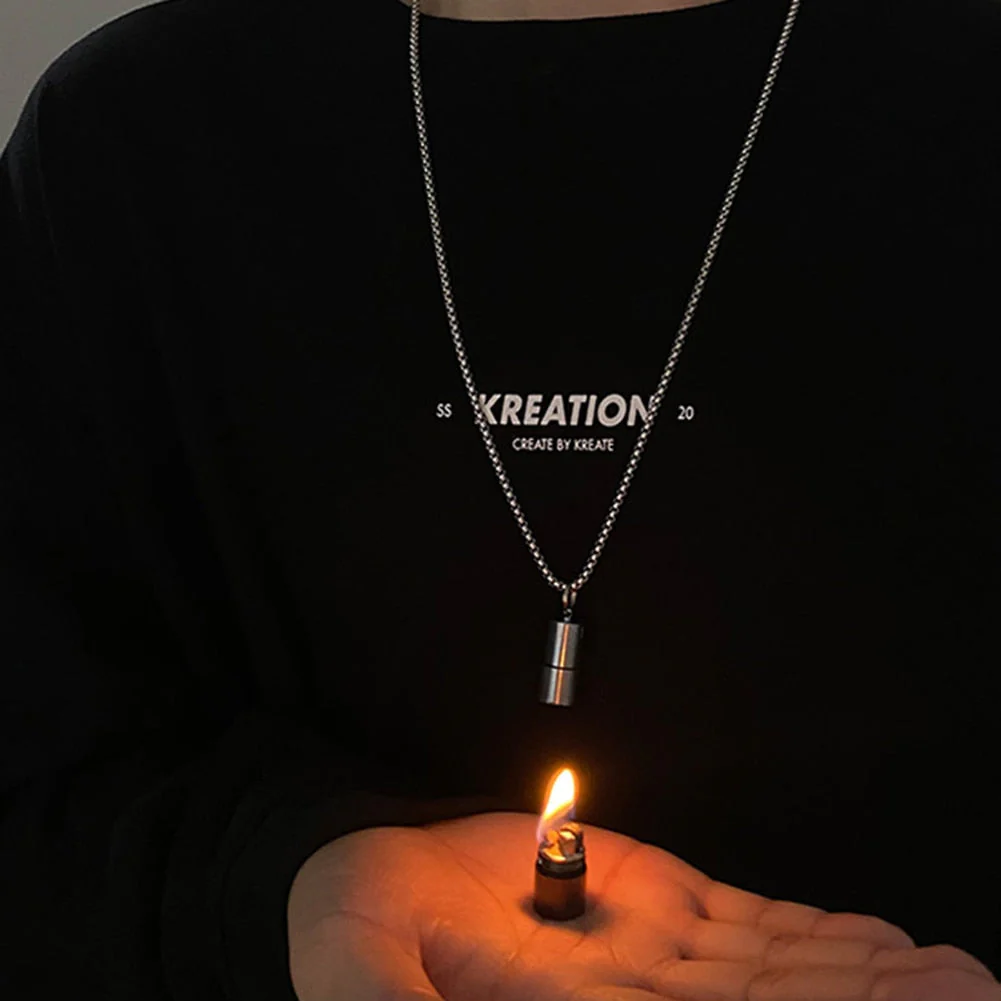 Titanium Mini Lighter Necklace - Image 2