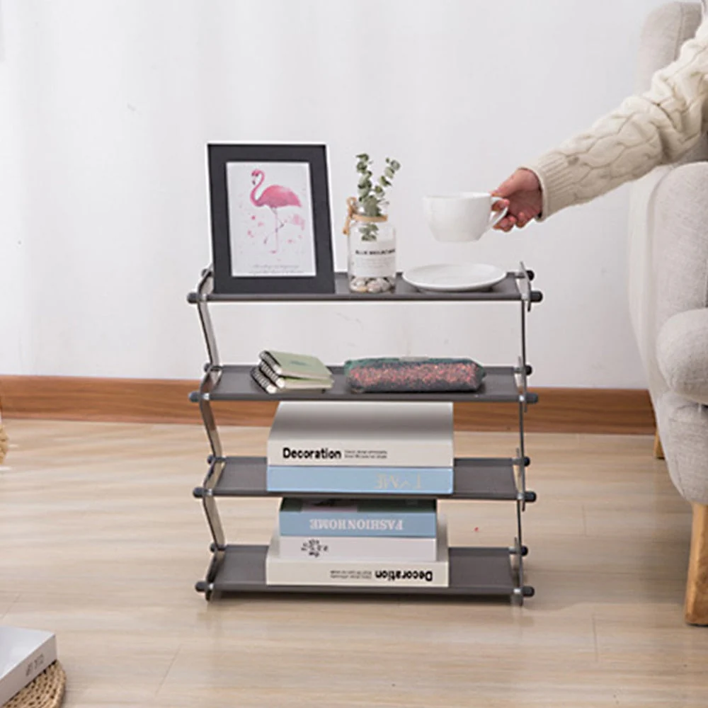 Minimal Z Adjustable Table Organizer and Shoe Rack - Image 3