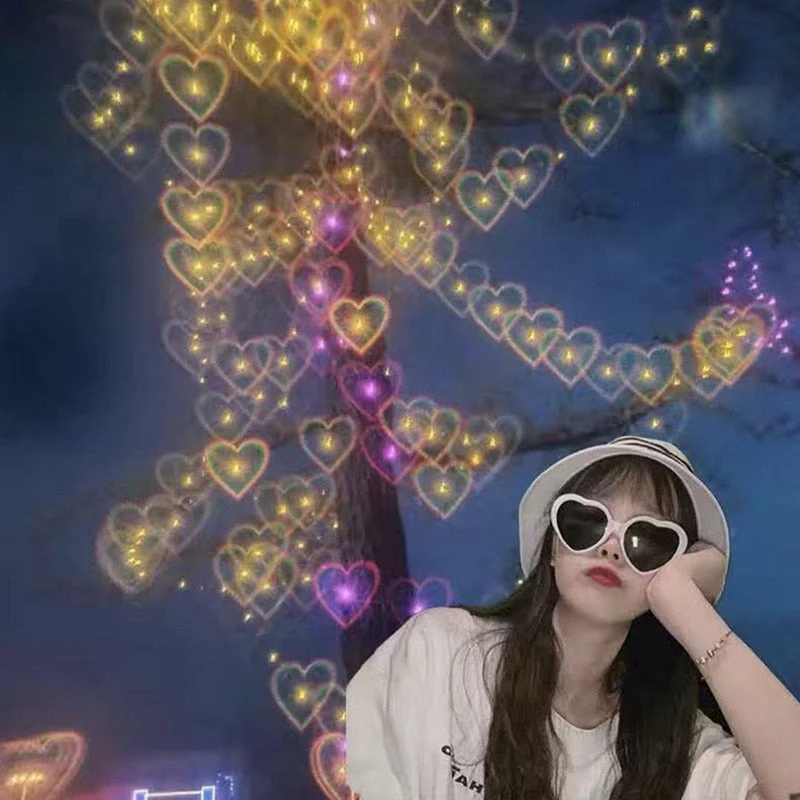 Heart Special Light Effect Party Glasses - Image 2