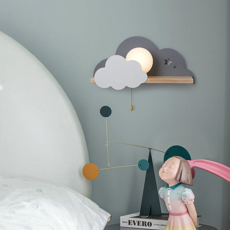 Nordic Kids Cloud Sky LED Wall Lamp - Image 2