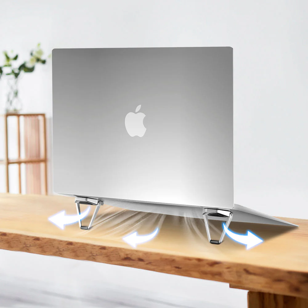 Foldable Metal Laptop Holder Stand Bracket - Image 2