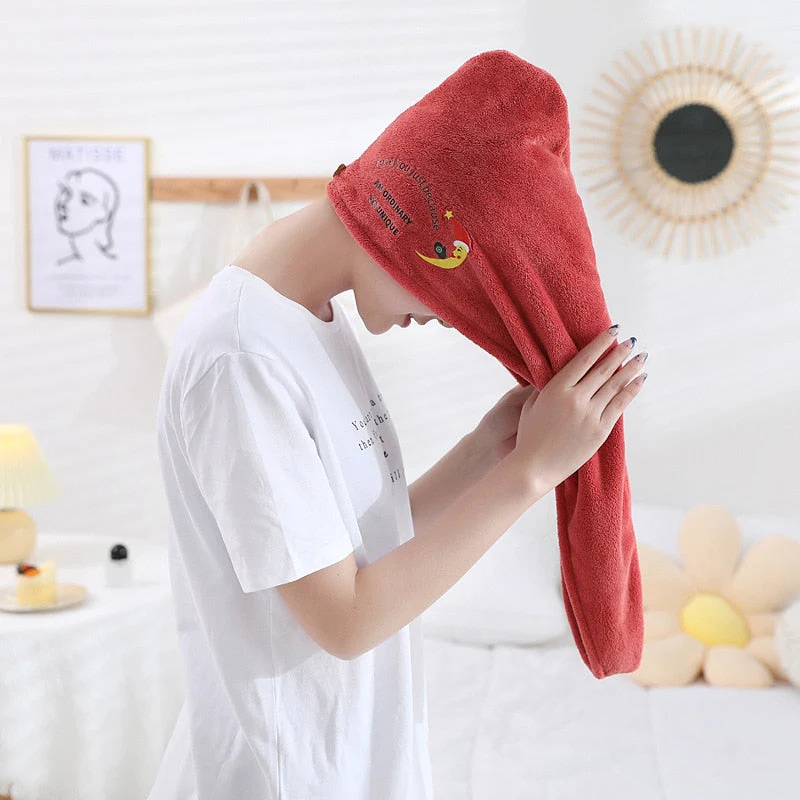 Magic Quick Women Hair Drying Towel - Image 1