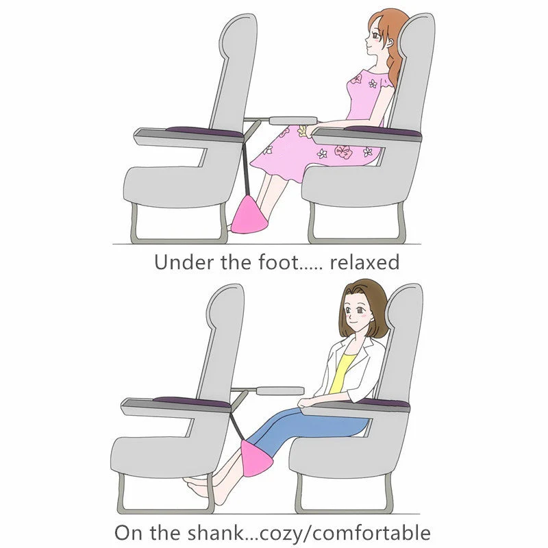 Airplane Travel Office Footrest Hammock - Image 2