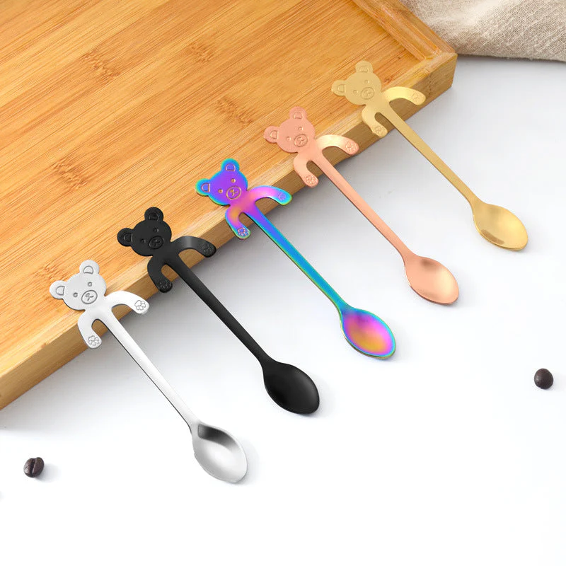 Cute Cat Long Handle Tea Spoon - Image 2