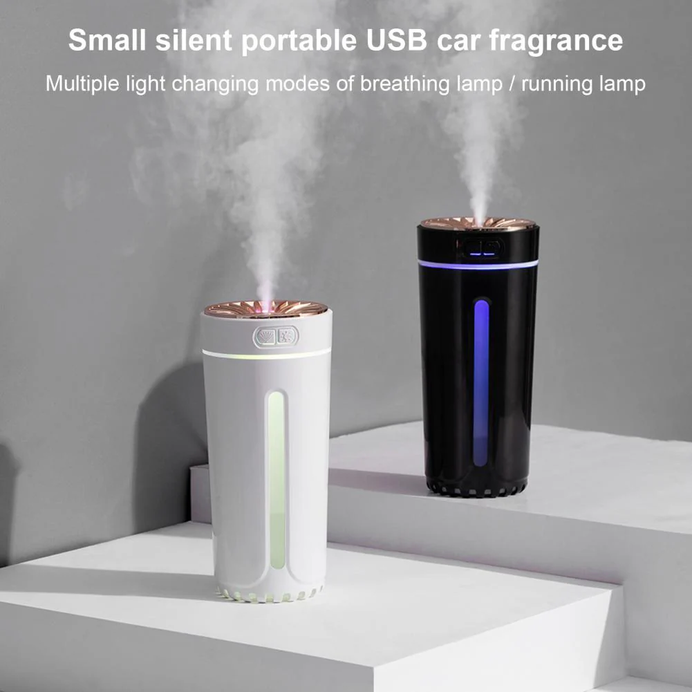 Colorful Ambient Light Mini Car Humidifier - Image 2
