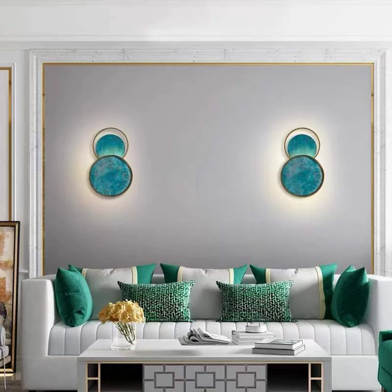 Post Modern Turquoise Elegant Wall Lamp - Image 3
