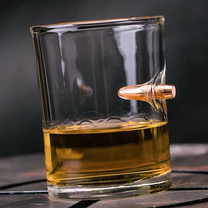 Creative Bullet Whisky Glass - Image 1