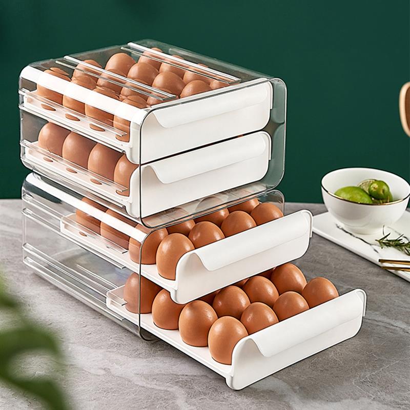 Smart Large Capacity Stackable Egg Storage Box - Image 1