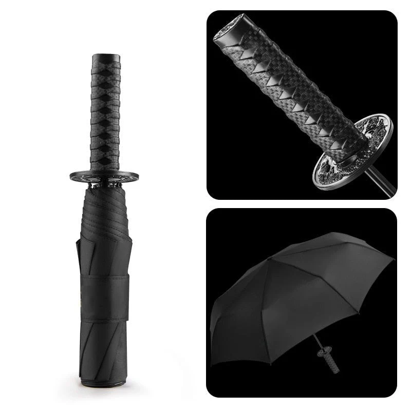 Japanese Katana Samurai Handle Umbrella - Image 2