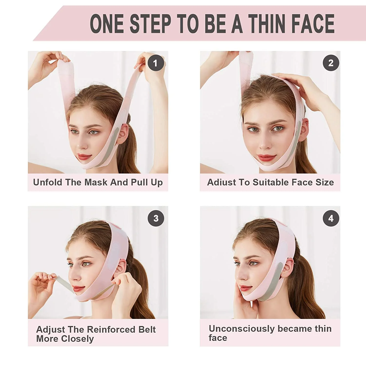 Adjustable Face Lift Band Mask - Image 3