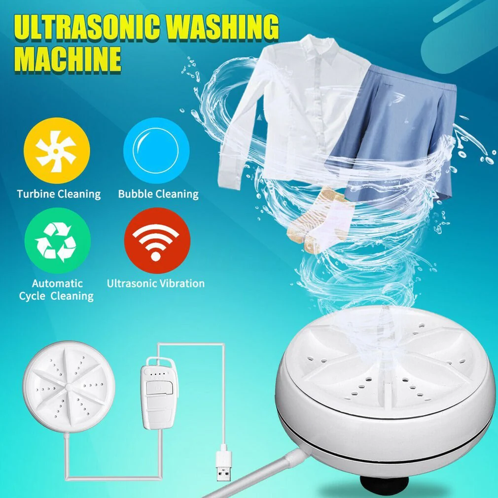 Mini UltraSonic Portable Washing Machine - Image 2
