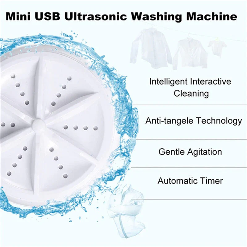Mini UltraSonic Portable Washing Machine - Image 3