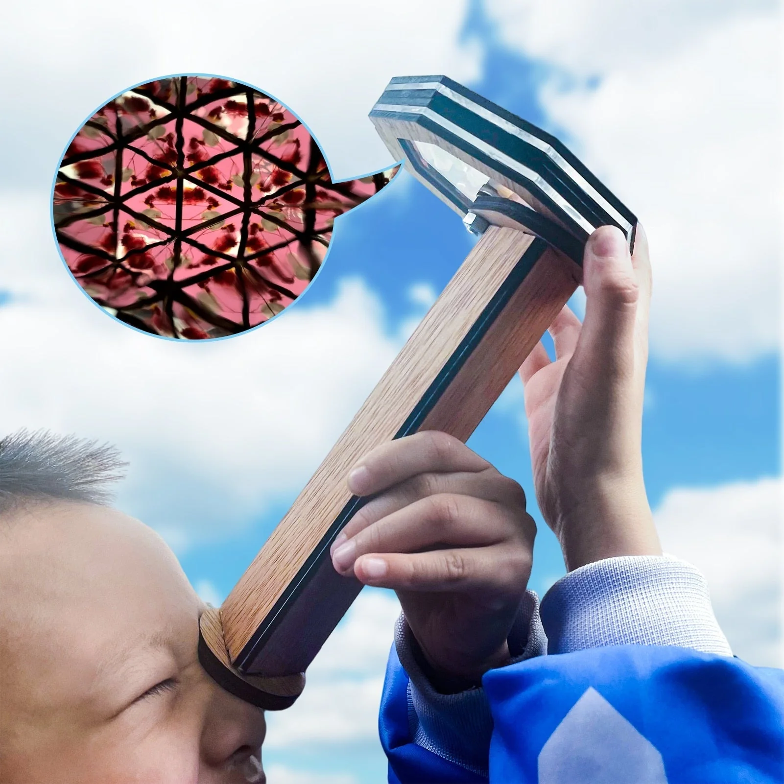 Wooden DIY Kids Kaleidoscope Toy - Image 1