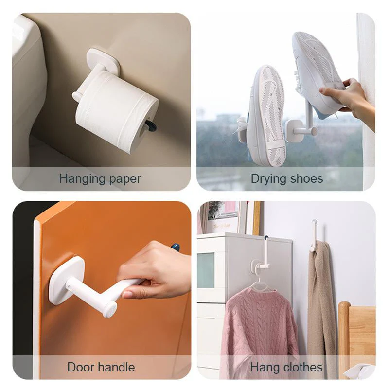 Telescopic L Shaped Sticky Wall Hook - Image 2