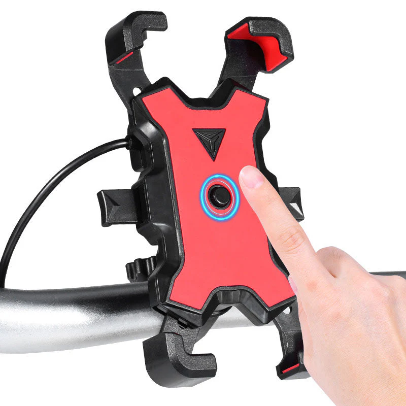 360 Rotating USB Charger Bike Phone Holder - Image 2