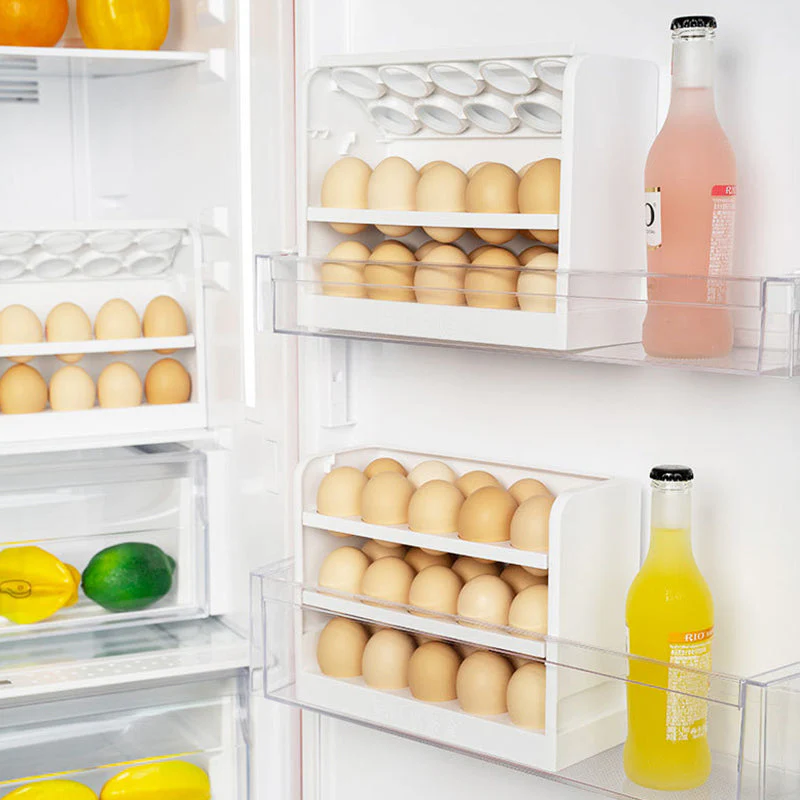 Multi-Layer Practical Egg Fridge Organizer Box - Image 2