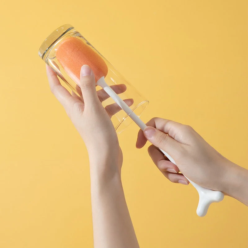 Long Handle Vertical Cleaning Sponge Brush - Image 2