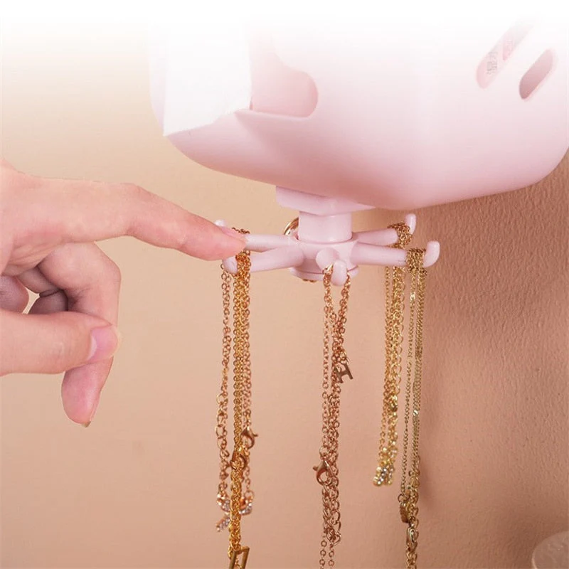Wall-Mounted Rotating Hook Tissue Storage Dispenser - Image 3