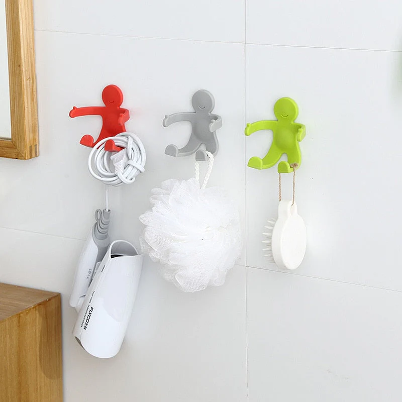 Creative Human Figure Wall Phone Holder Hook - Image 3
