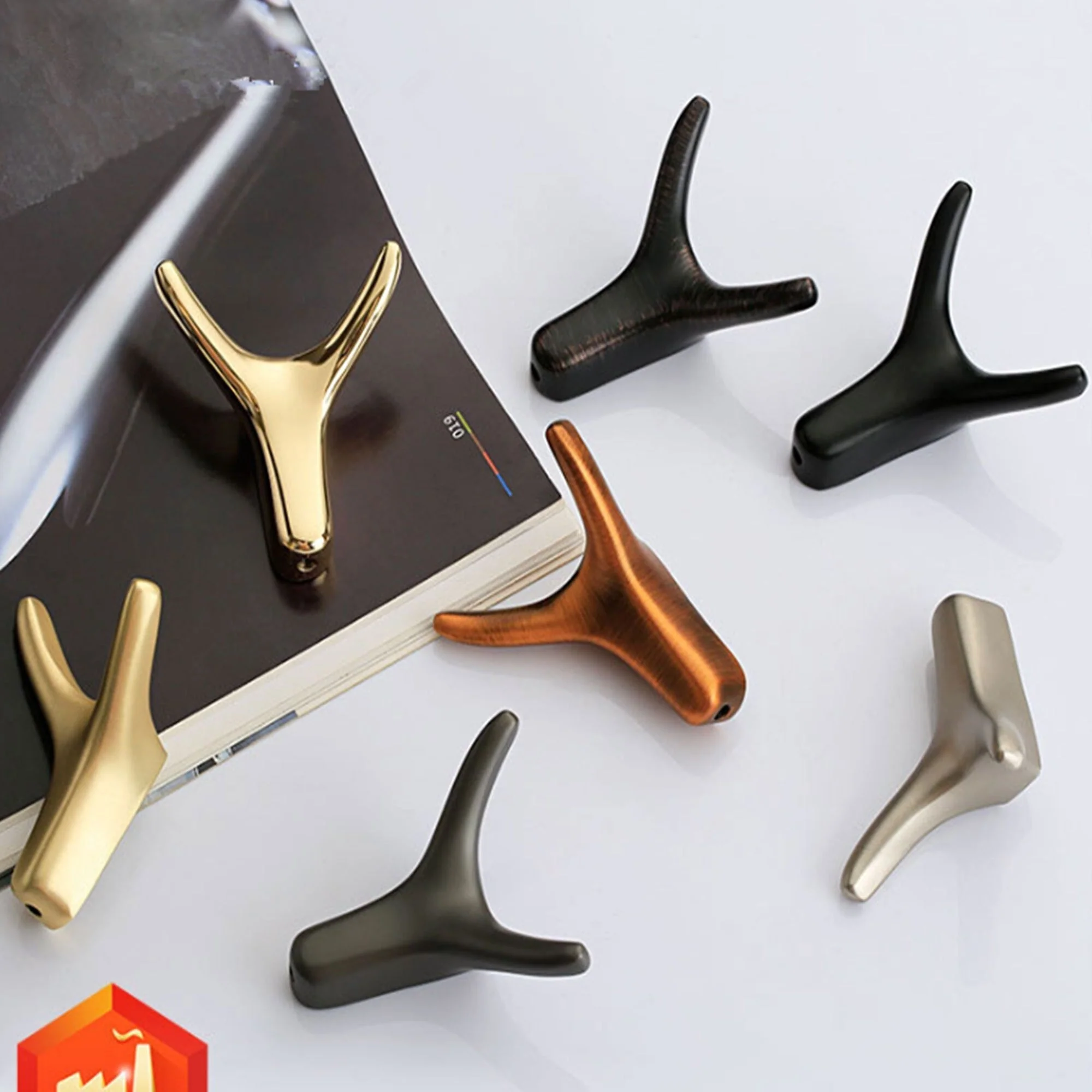 Nordic Bull Head Wall Hooks