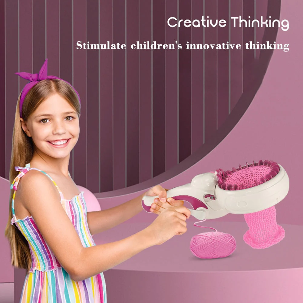 Educational Rotating Double Knitting Machine Toy - Image 2