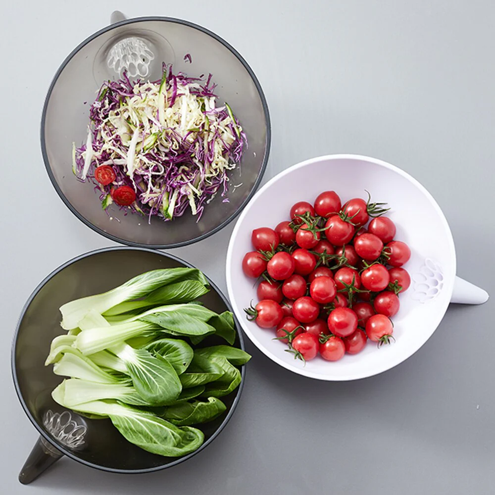 Creative Non-Slip Vegetable Drainer Basket - Image 3