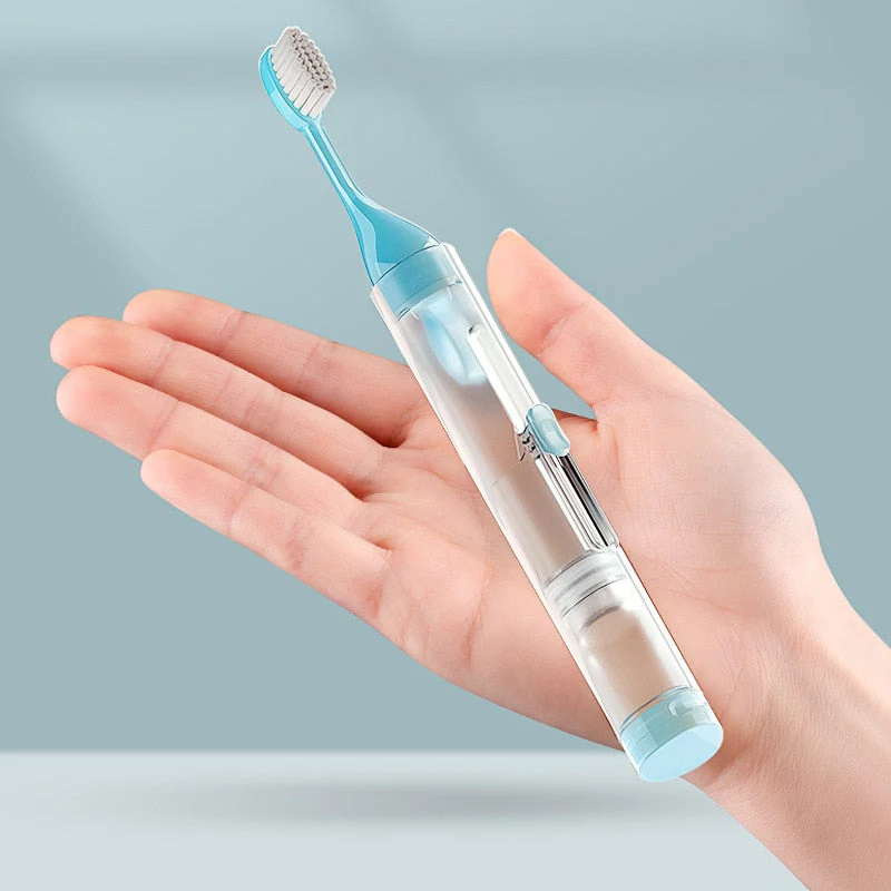 2in1 Portable Folding Travel Toothbrush Kit - Image 3