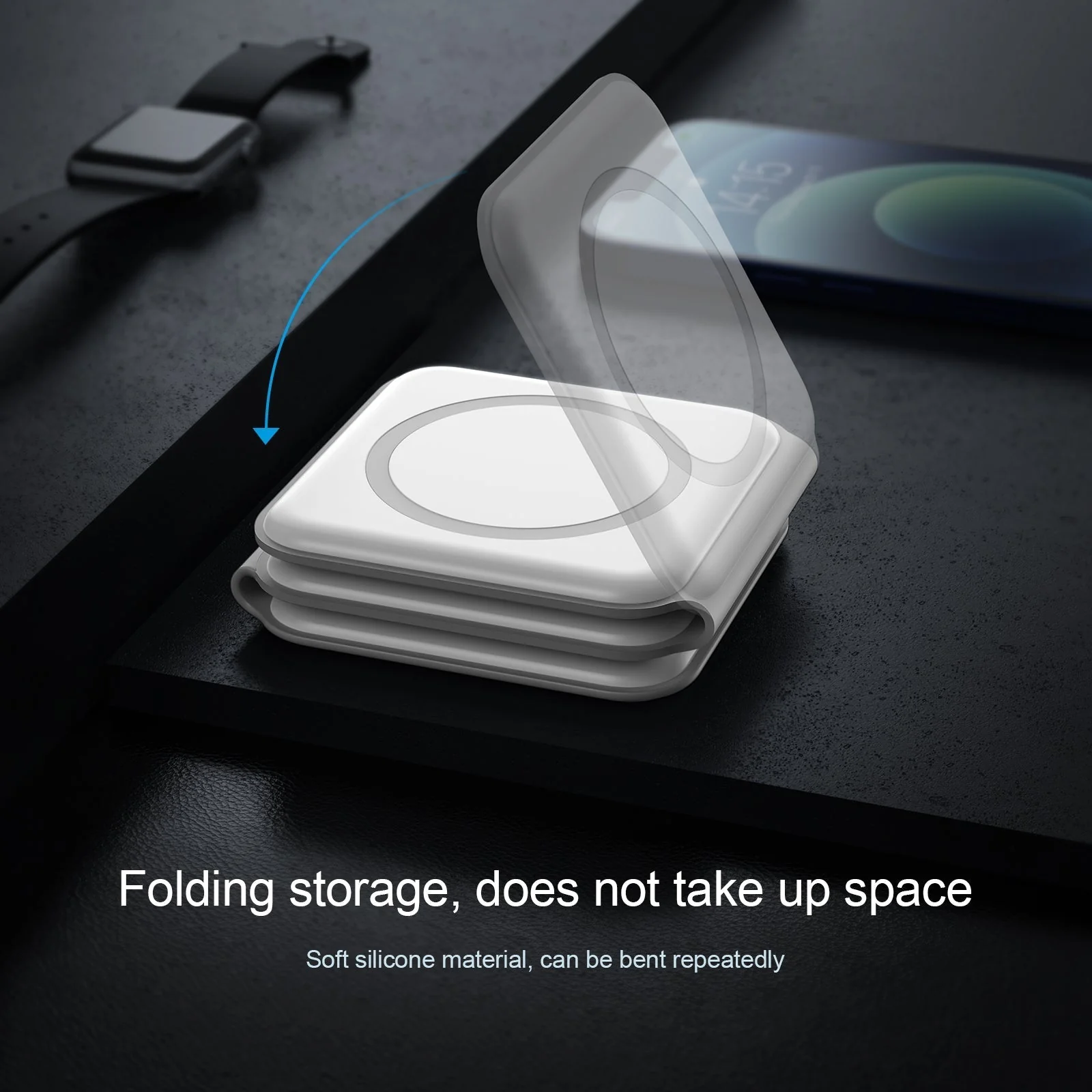 3in1 Foldable Wireless Charging Pad - Image 3