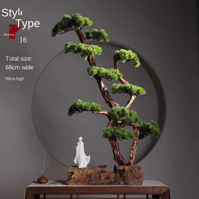 Chinese Zen Root Carving Landscape Home Decor - Image 3