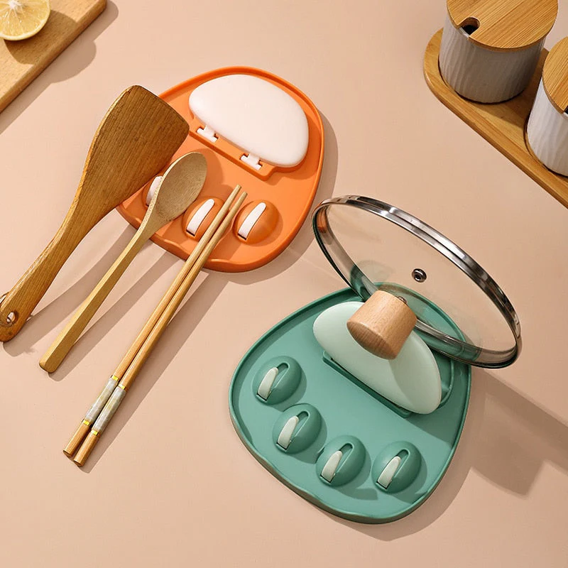 Cat Paw Wall-Mounted Pot Lid Holder Rack - Image 3